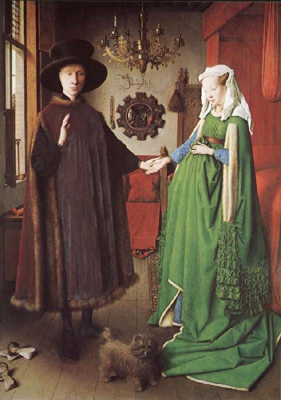 EYCK, Jan van The marriage of arnolfini oil painting image